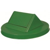 WITT Swing Lid for 55 Gallon Drums and Receptacles - 23.75” diameter, Green